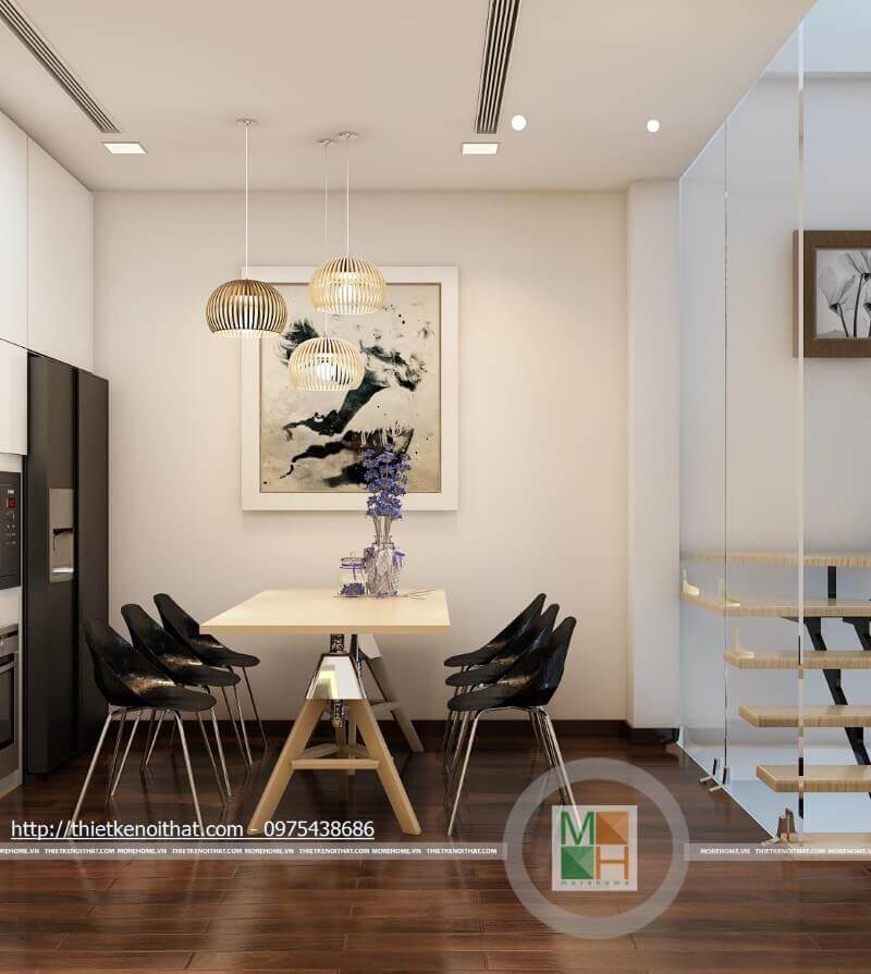 Thiết kế nội thất nhà liền kề